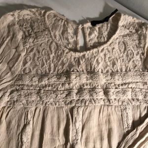 White Lace Midi Dress